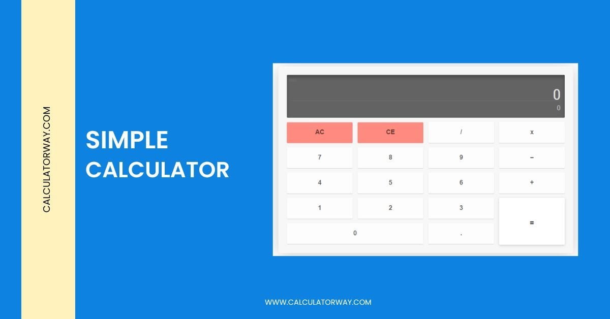 simple calculator - free simple online calculator