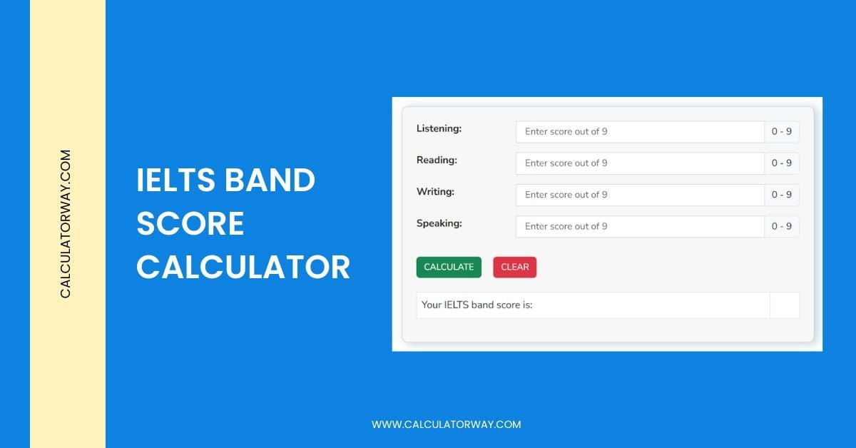 Ielts Band Score Calculator Calculatorway 4887