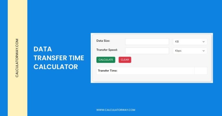 data transfer time calculator